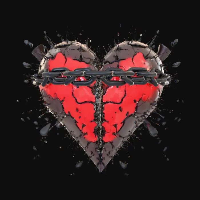 3D model for Heart Breaking Confusion, Music Band Logo