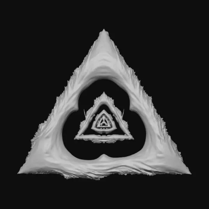 3D model for High detail, abstract, bermuda triangle.