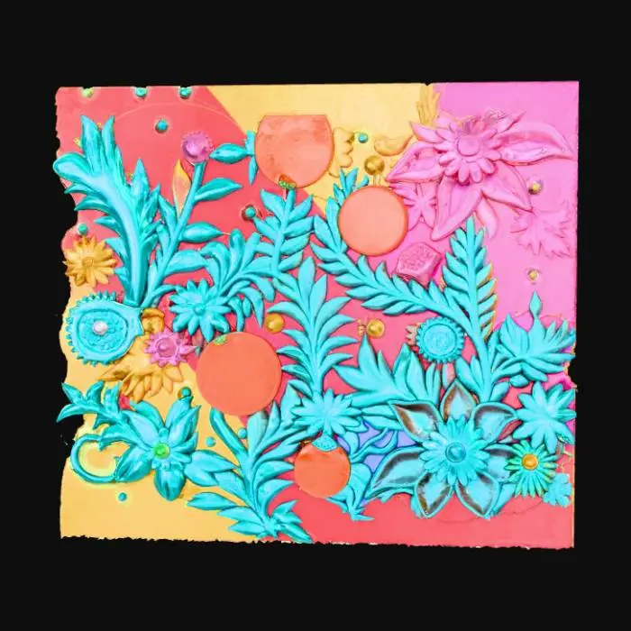 3D model for High detail, abstract, wall art