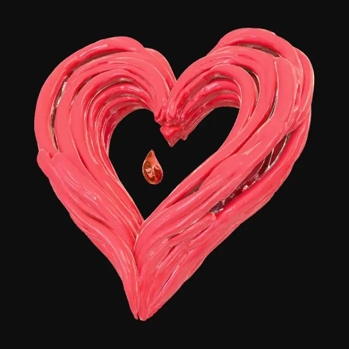 3D model for High detail, abstract, heart felt, "I'm Sorry"