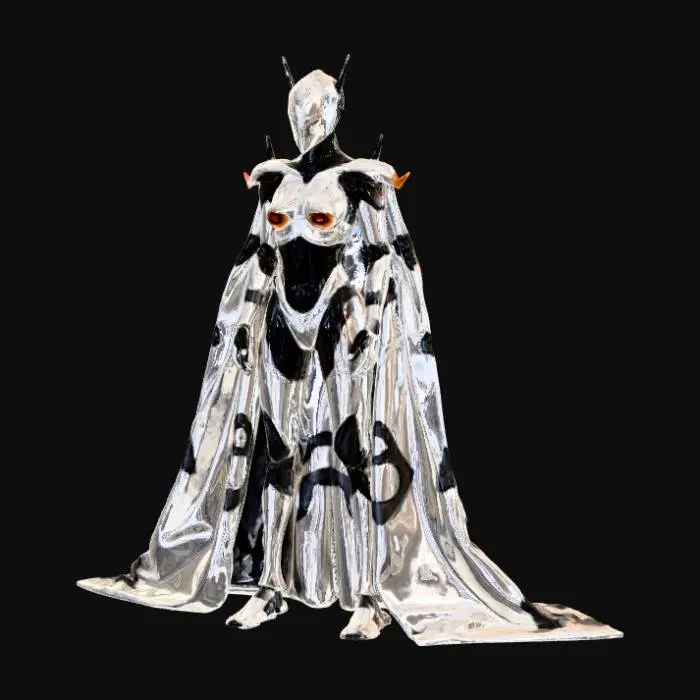 3D model for High detail, extravagant, the next generation of A.I.