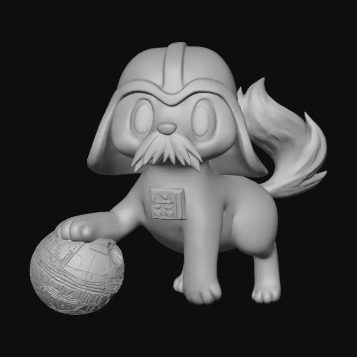 3D model for Dark Pup Defender