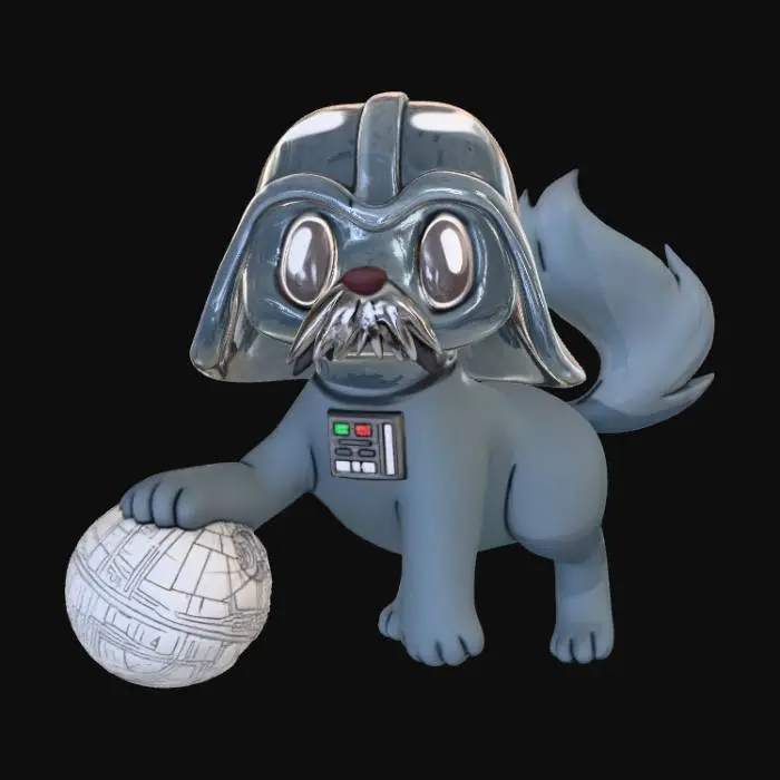 3D model for Dark Pup Defender