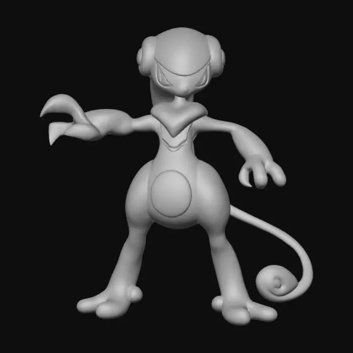 3D model for Mega Mewtwo Y