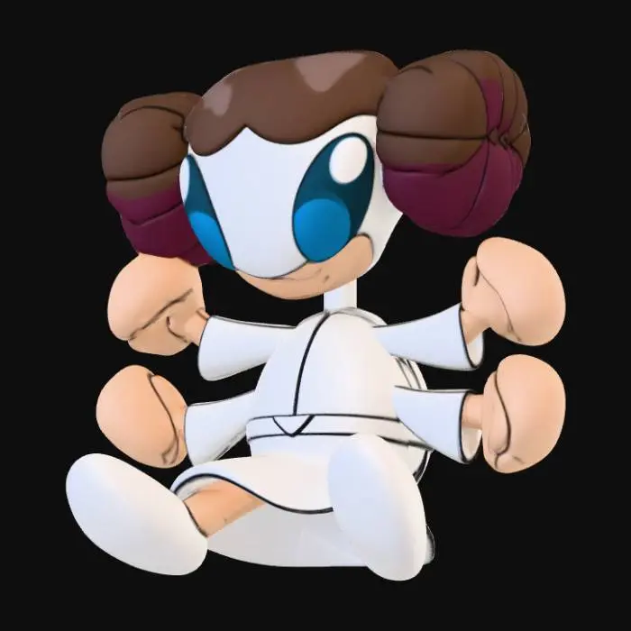 3D model for Galactic Princess Ladybug