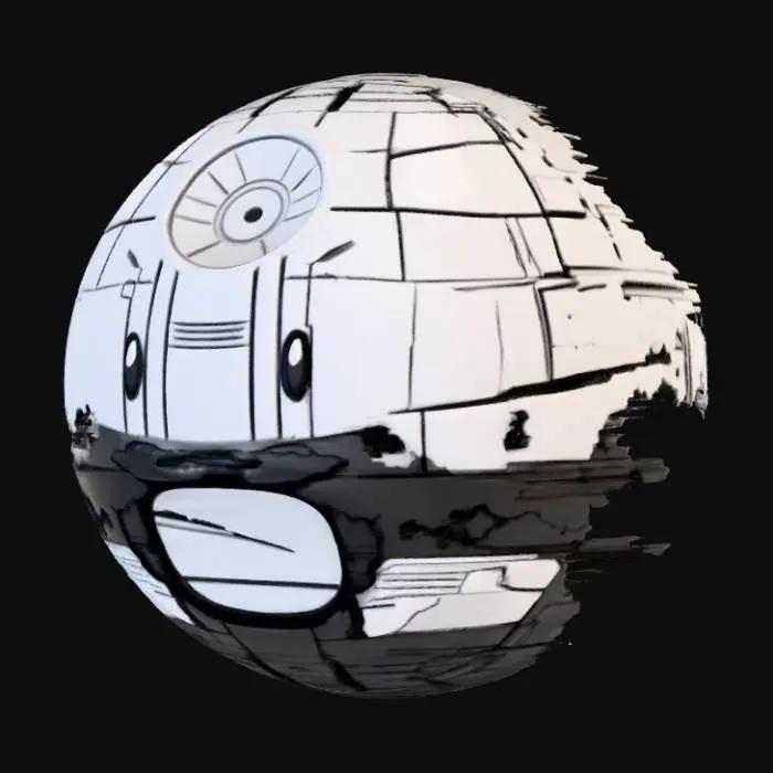 3D model for Smiling Death Moon