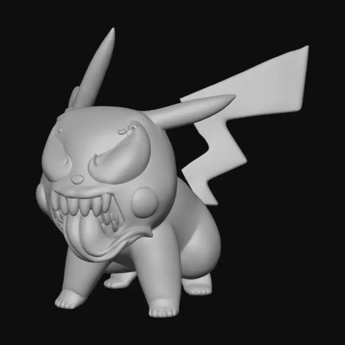 3D model for Venomous Pikachu Mashup
