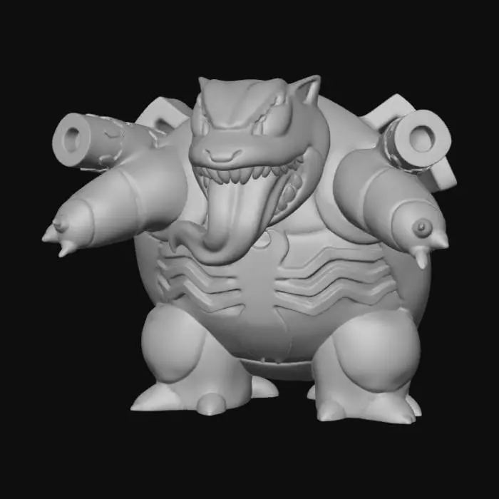 3D model for Blastoise Venom Fusion