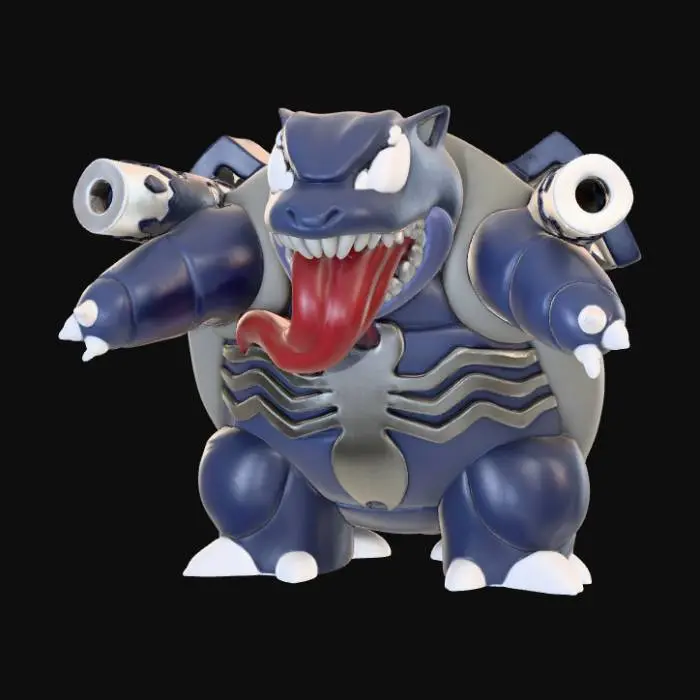 3D model for Blastoise Venom Fusion