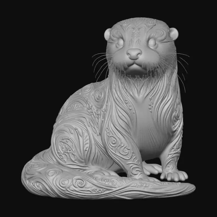 3D model for Vibrant Otter Luminescence