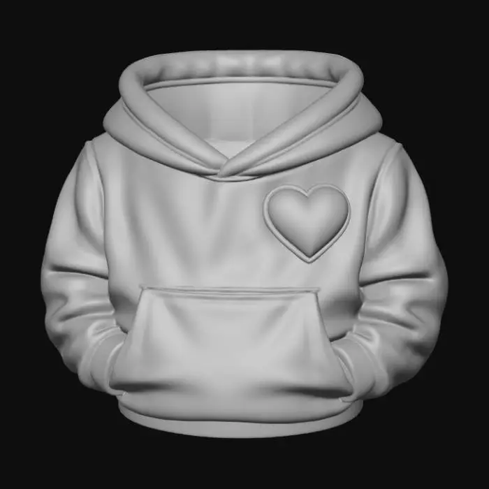 3D model for Heartfelt Hoodie Vase