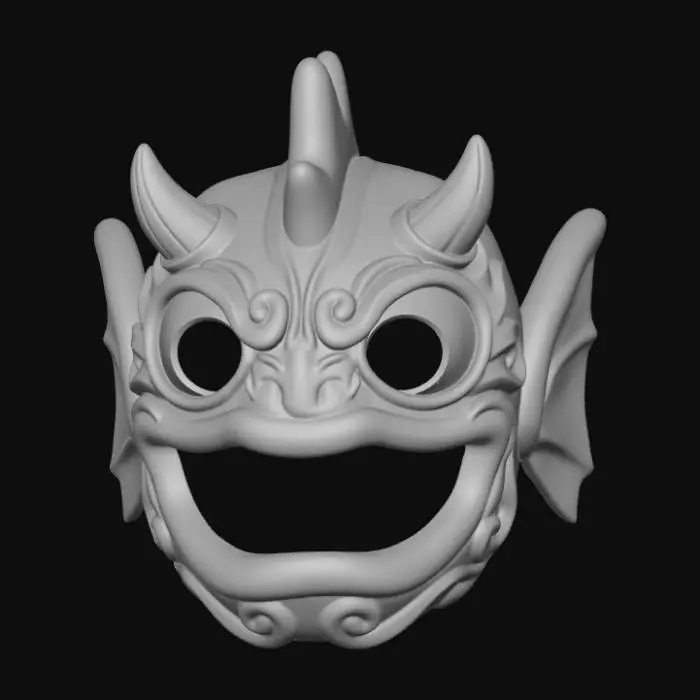 3D model for Aquatic Oni Mask
