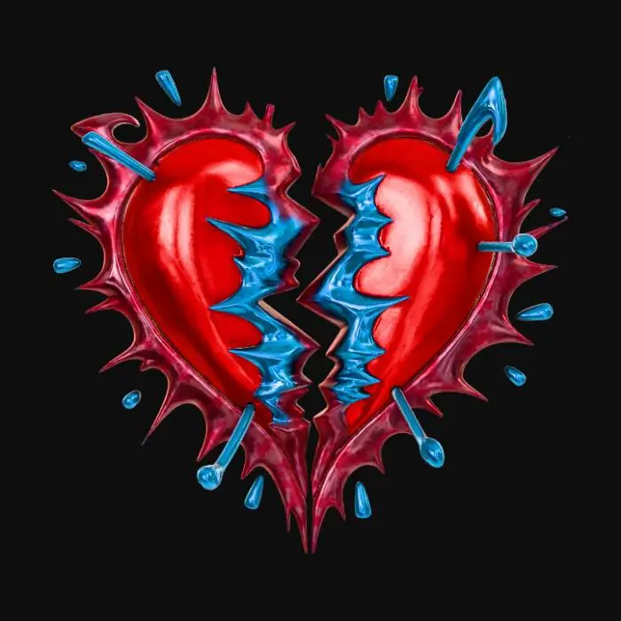 3D model for Heart Breaking Confusion, Music Band Logo