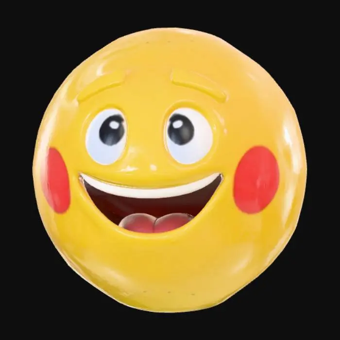 3D model for Giggle Emoticon