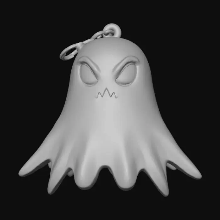 3D model for Low Detail, simple, horror charm, no chain
