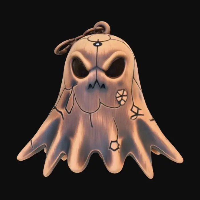 3D model for Low Detail, simple, horror charm, no chain