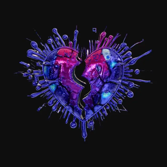 3D model for Heart Breaking Confusion, Music Band Logo