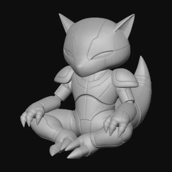 3D model for Serene Sculpture