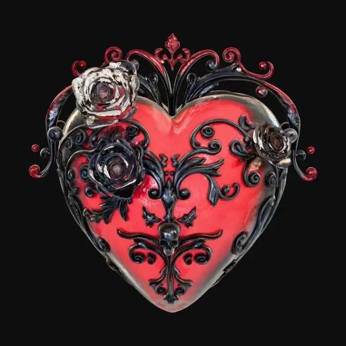 3D model for Gothic heart