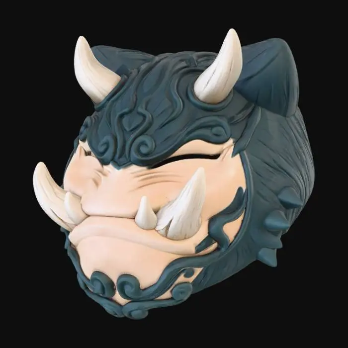 3D model for Oni Guardian Mask