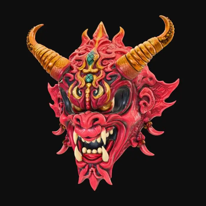 3D model for Oni Guardian Mask