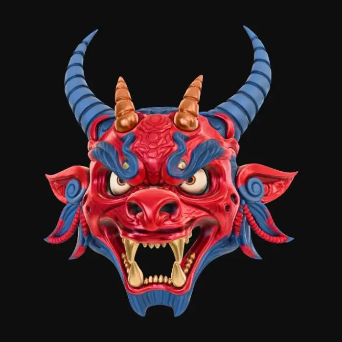 3D model for Oni Animal Guardian Mask