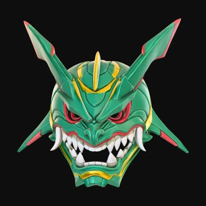 3D model for Dragon Mask