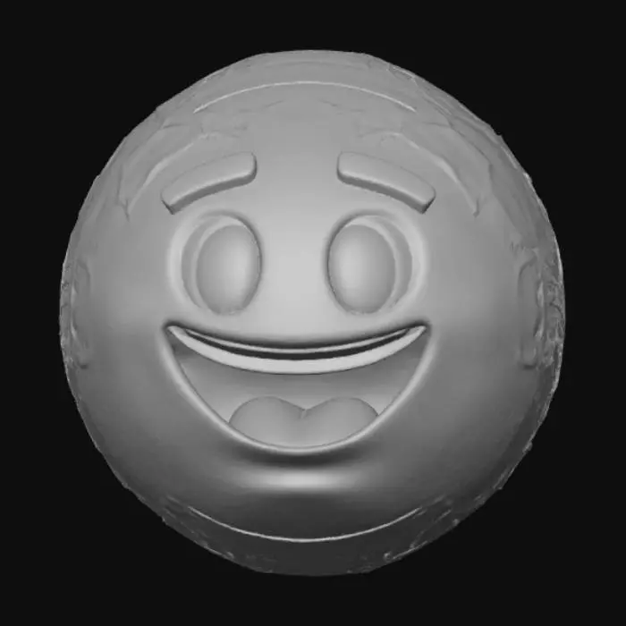 3D model for Giggle Emoticon