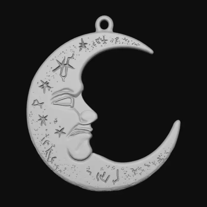 3D model for Im tired pendant