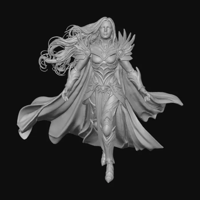 3D model for High detail, legendary, anime, extravagant, wall art decoration.