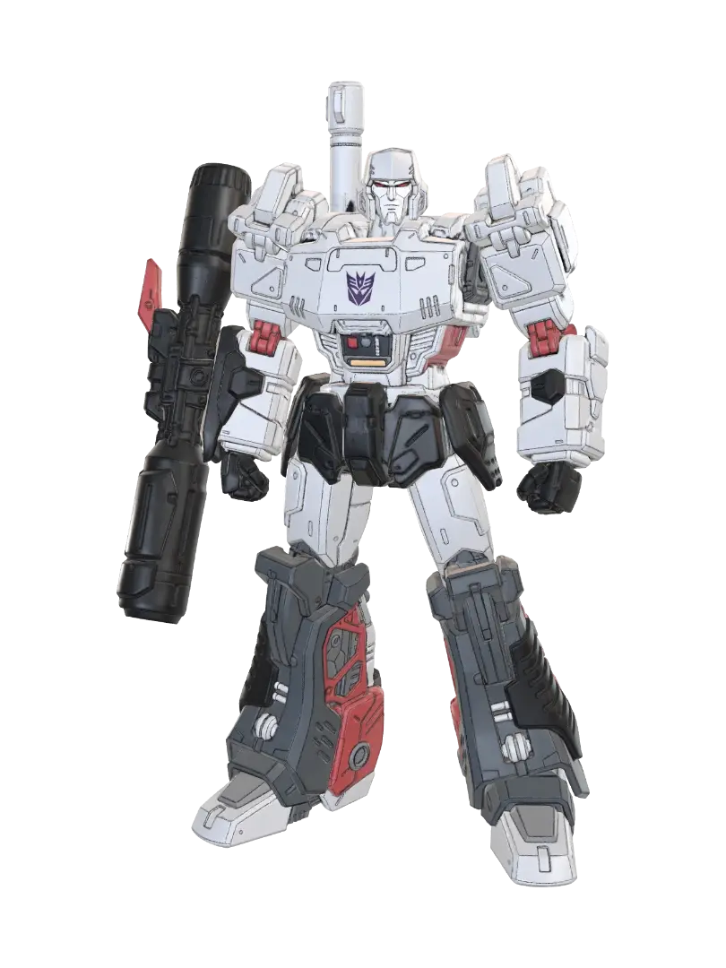 Megatron Generation 1 - Sleek 3D model, vytvořený pomocí AI