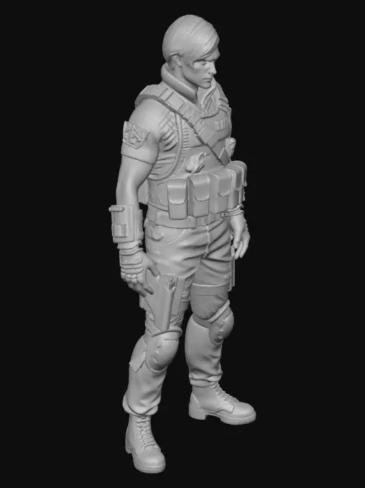 3D model for resident evil personagem