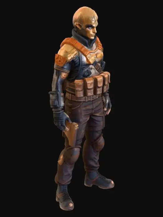 3D model for resident evil personagem