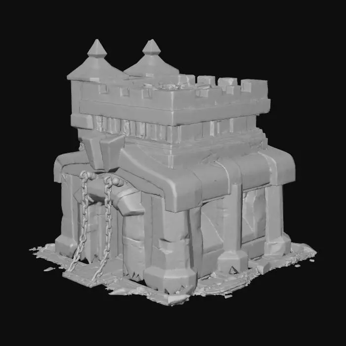 3D model for Lava Fortress