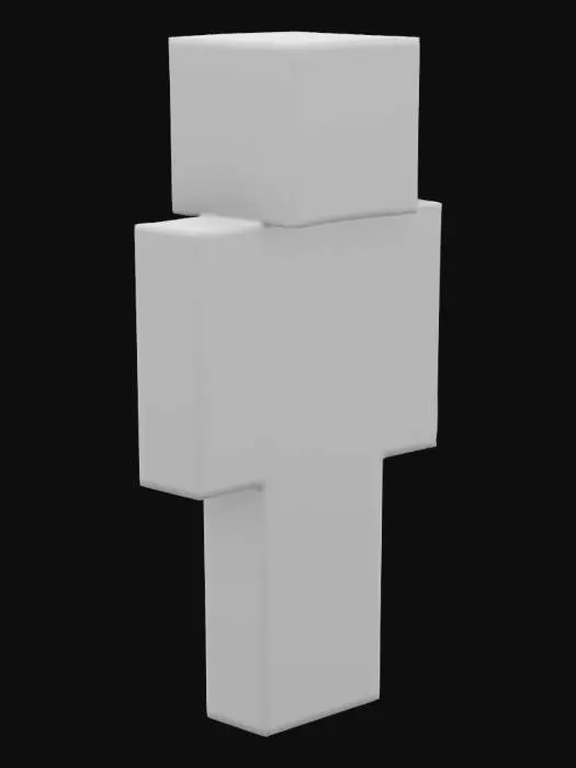 3D model for Minecraft Character Model