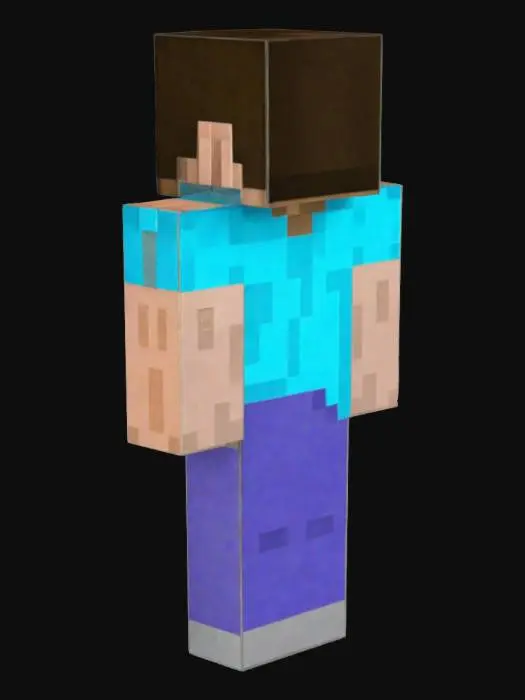 3D model for Minecraft Character Model