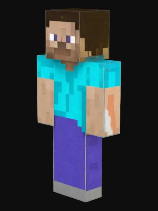 3D model for Minecraft Character Model