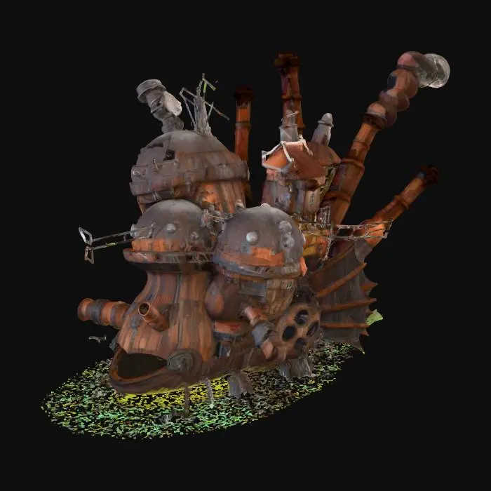 3D model for Howl's Moving Castle