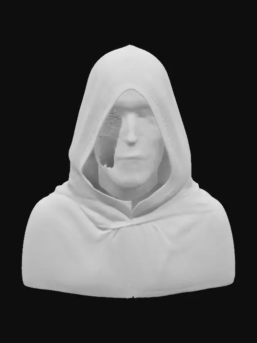 3D model for stealthy stylistic tactical grim reaper style cowel