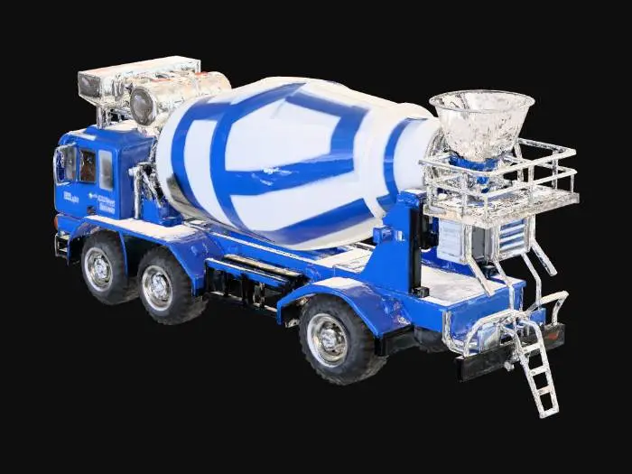 3D model for HDRP kalitede beton karıştırıcı model yapar mısın