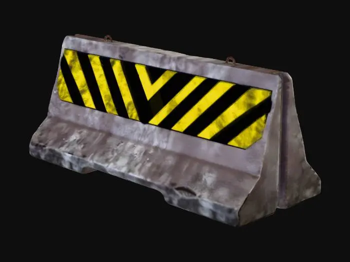 3D model for Concrete Barrier