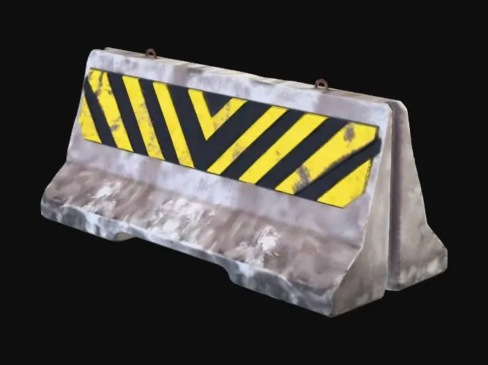 3D model for Concrete Barrier