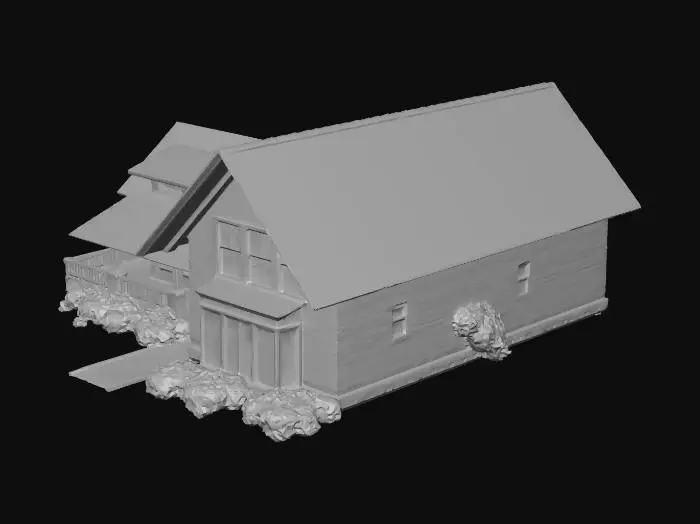 3D model for Seaside Cottage