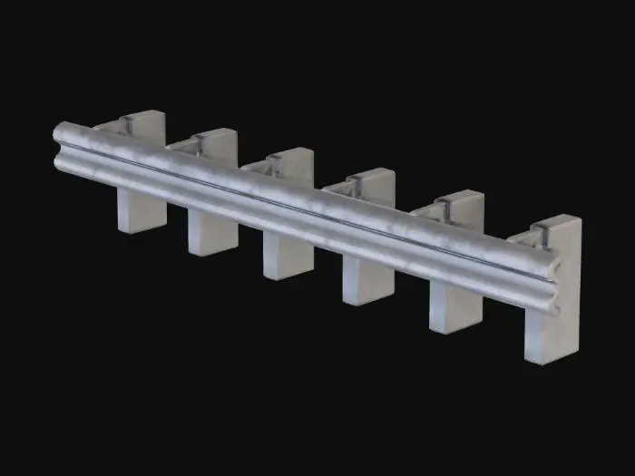3D model for Guardrail Structure