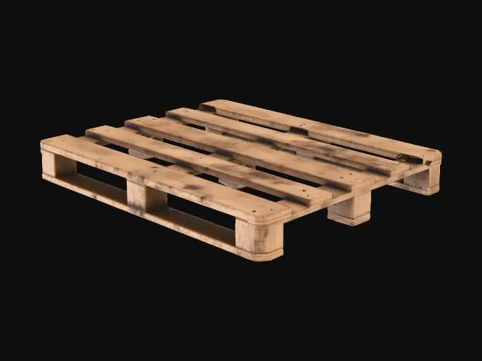 3D model for Wooden Pallet Display