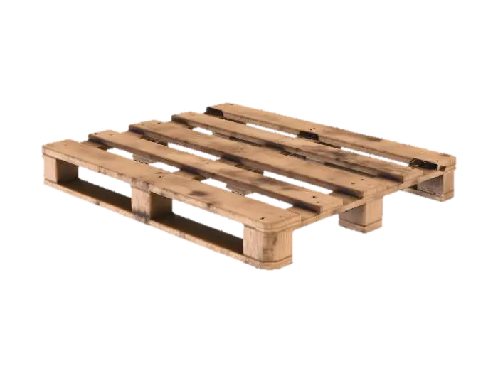 Wooden Pallet Display от Khufu — создано с помощью генератора 3D Meshy AI, бесплатная загрузка FBX OBJ GLB STL