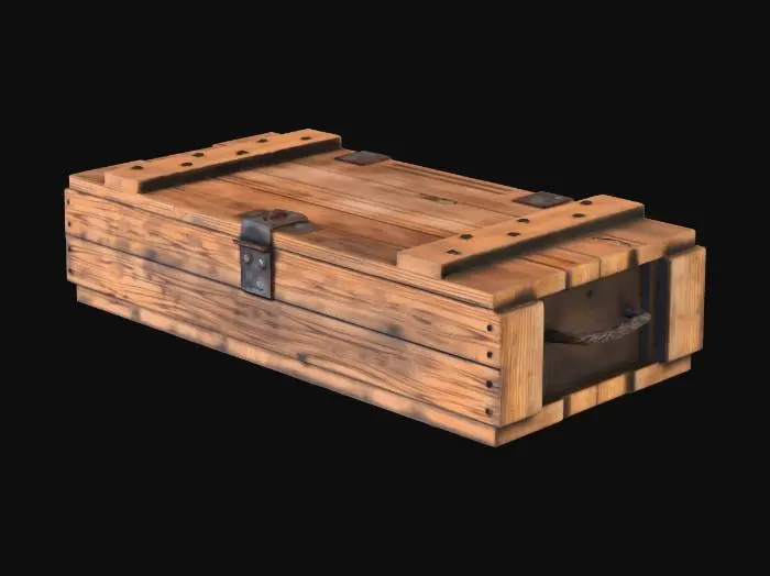 3D model for Wooden Crate