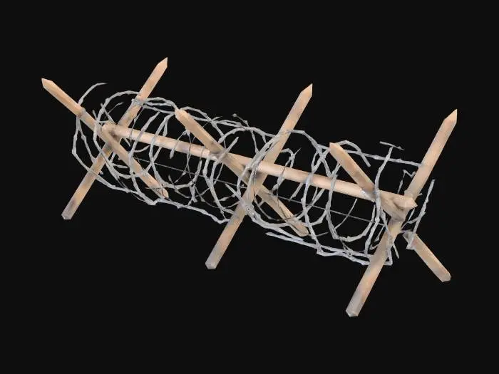 3D model for Barbed Barricade