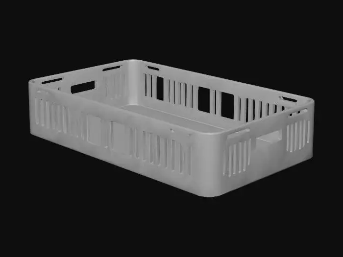 3D model for Blue Plastic Tray