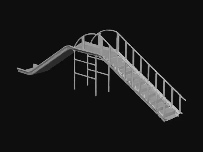 3D model for Old Playground Slide